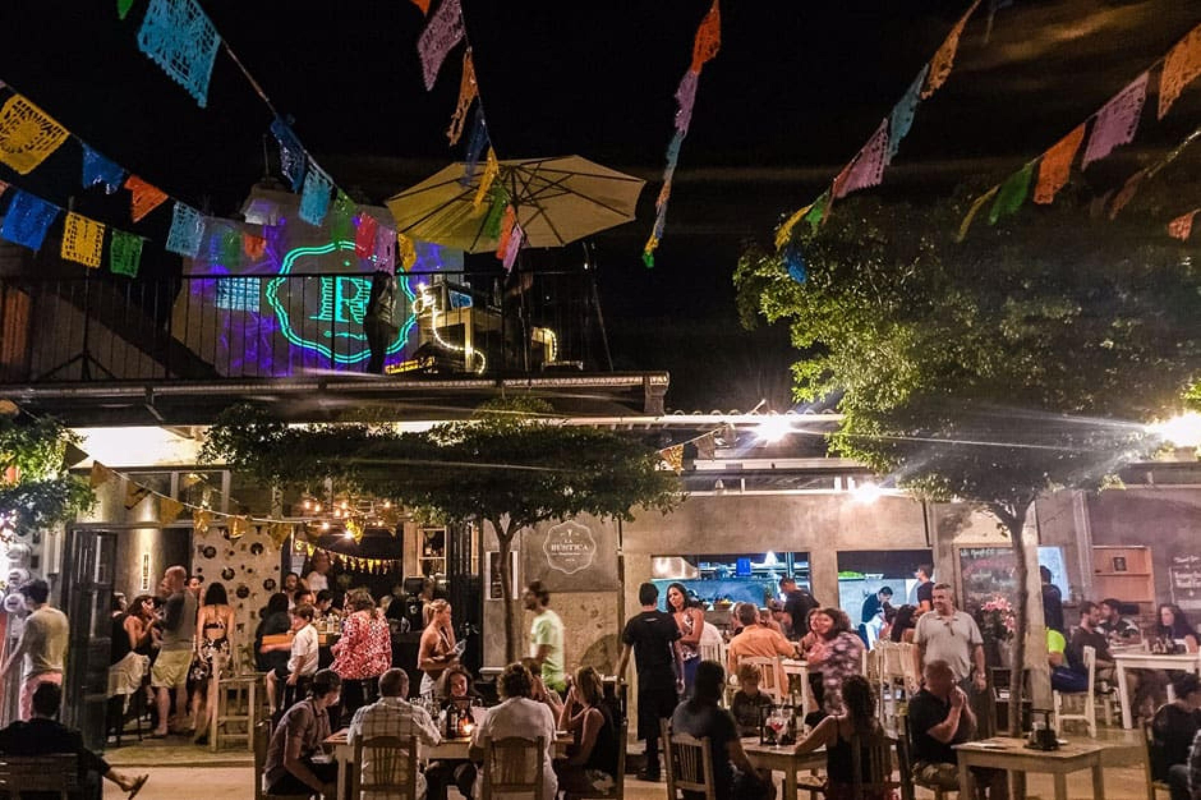 Dinning Area at La Rústica, Punta Mita, Mexico