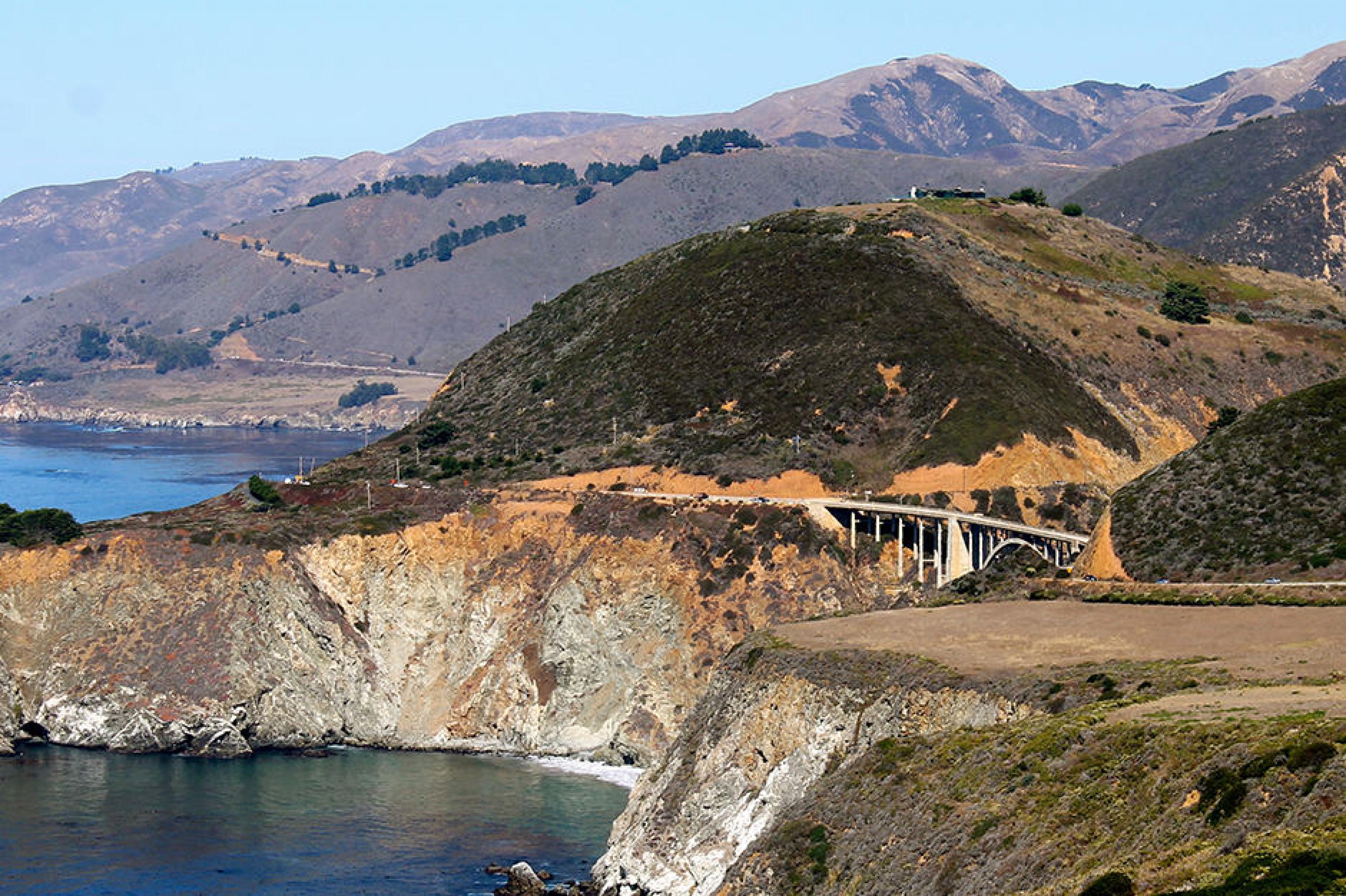 Outside Hill View - Bixby Bridge , Carmel & Monterey, California