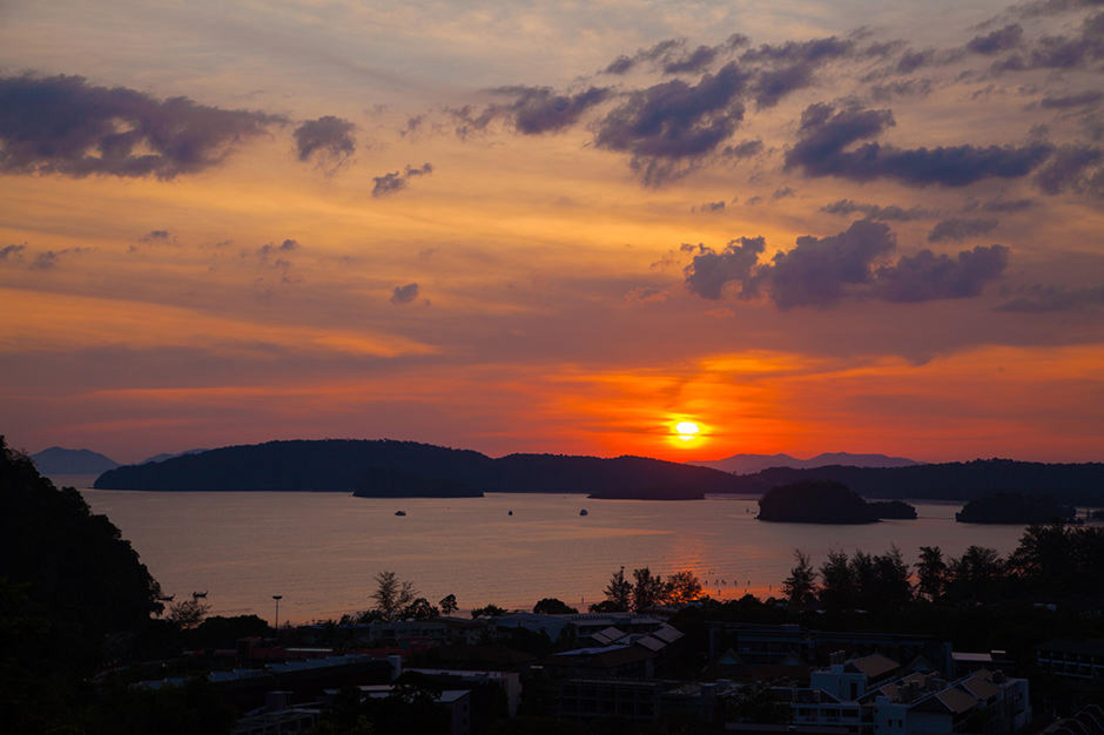 Sunset - The Hilltop, Krabi Province, Thailand