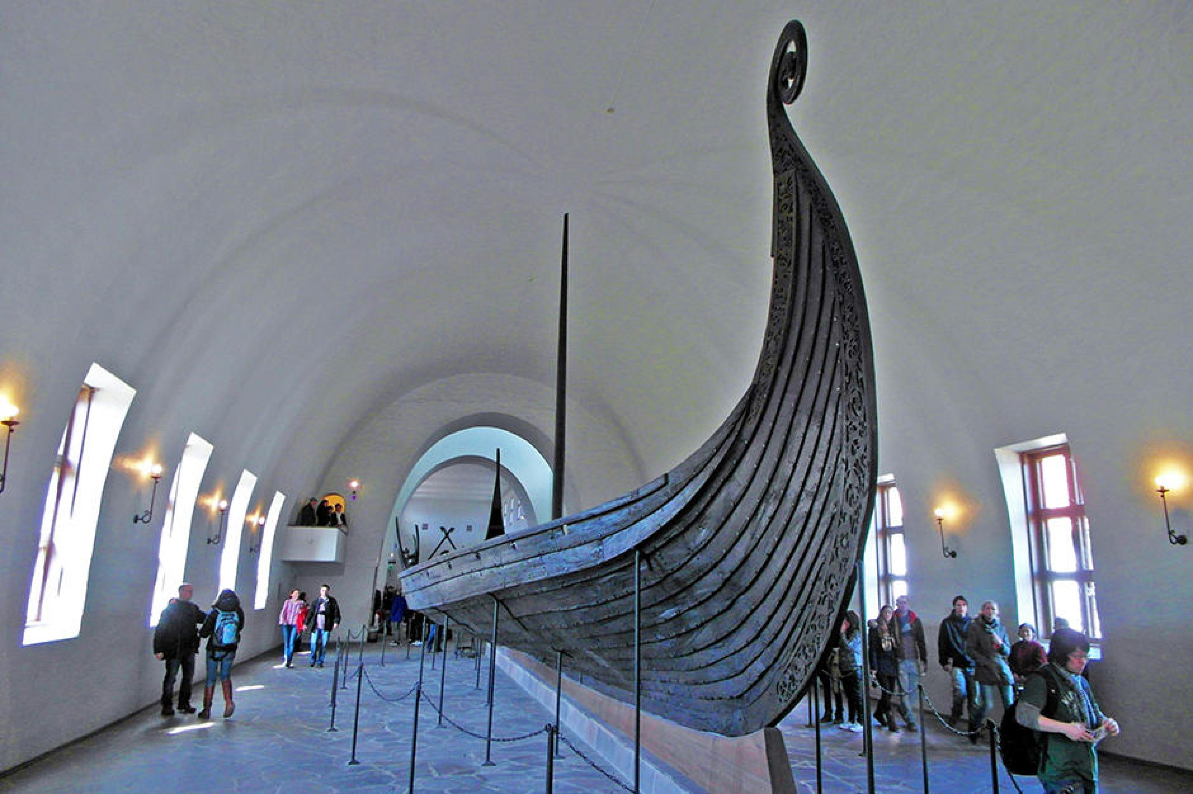 Interior view - Viking Ship Museum, Oslo, Norway - Courtesy Visit Oslo