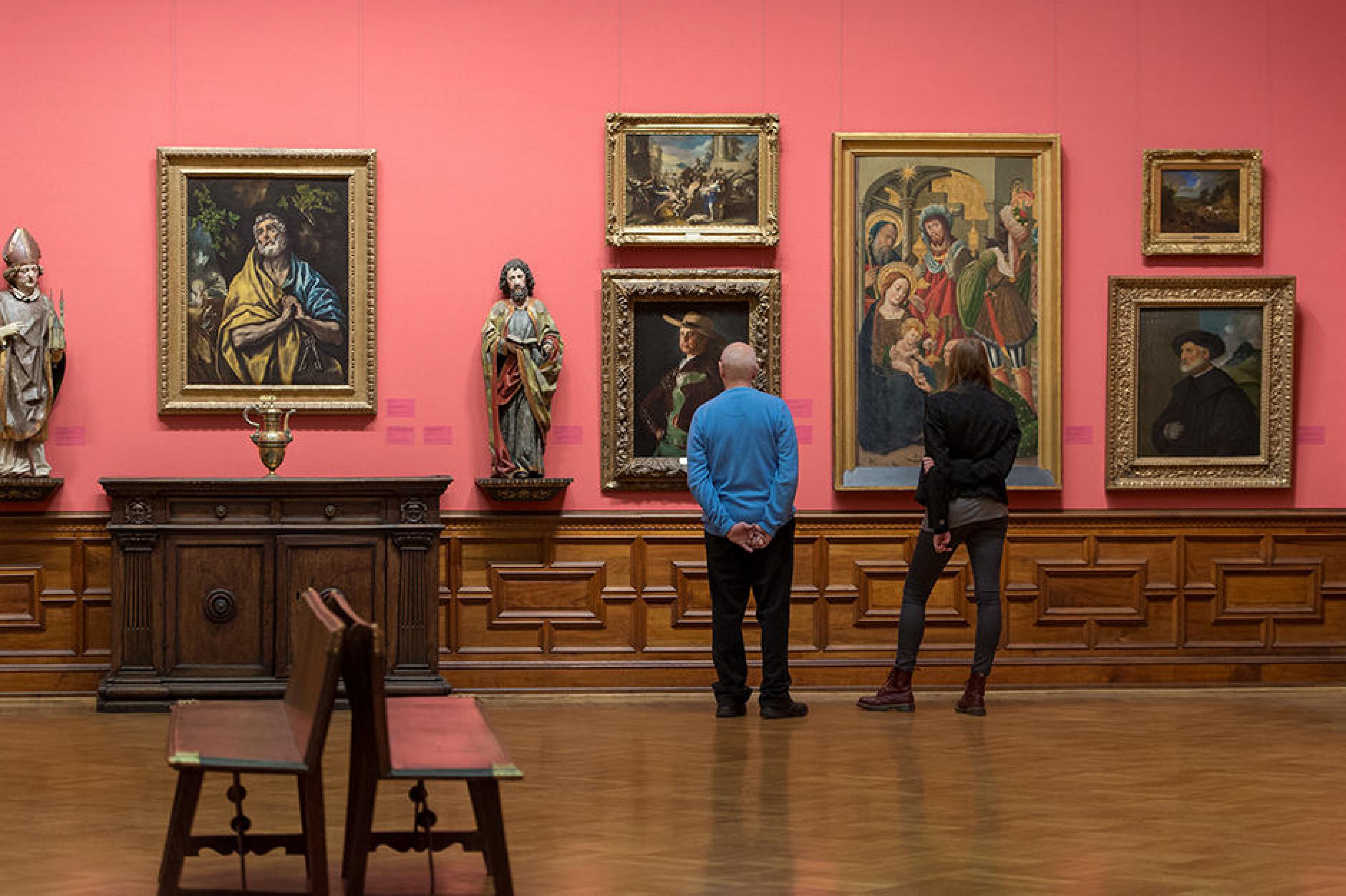 Interior view - The National Gallery, Oslo, Norway