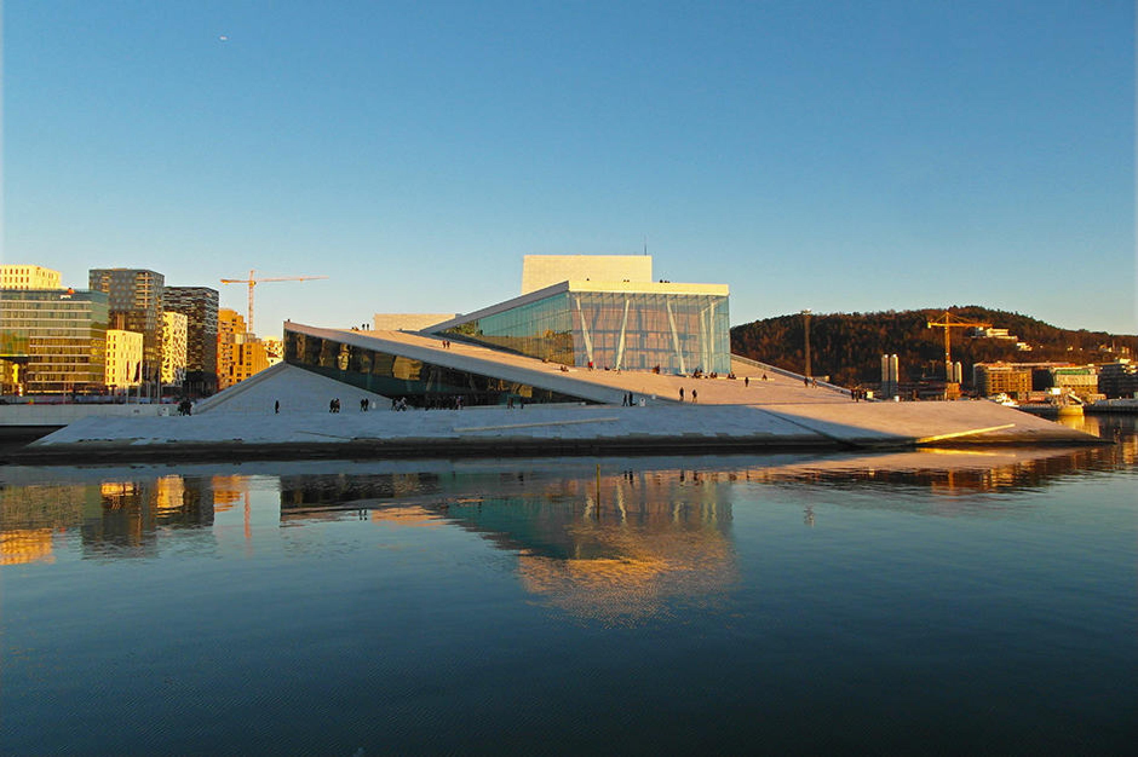 Exterior sea view -Oslo Opera House, Oslo, Norway - Courtesy Visit Oslo