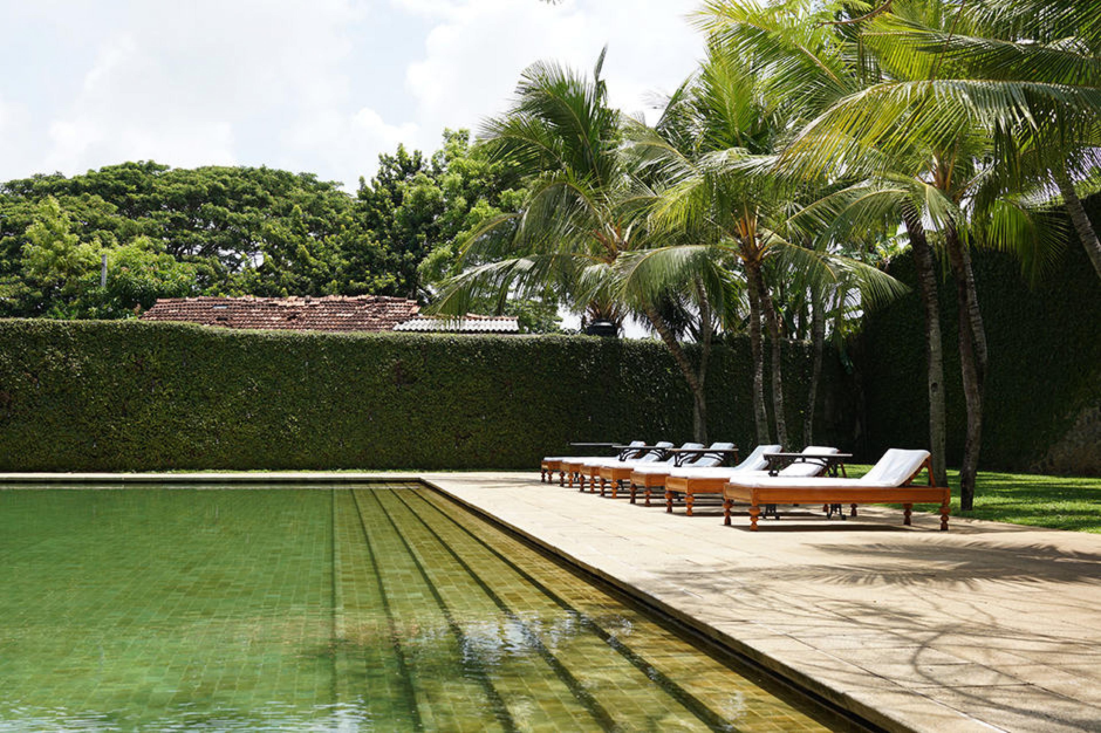 Pool and Relax Area at Amangalla, Sri Lanka