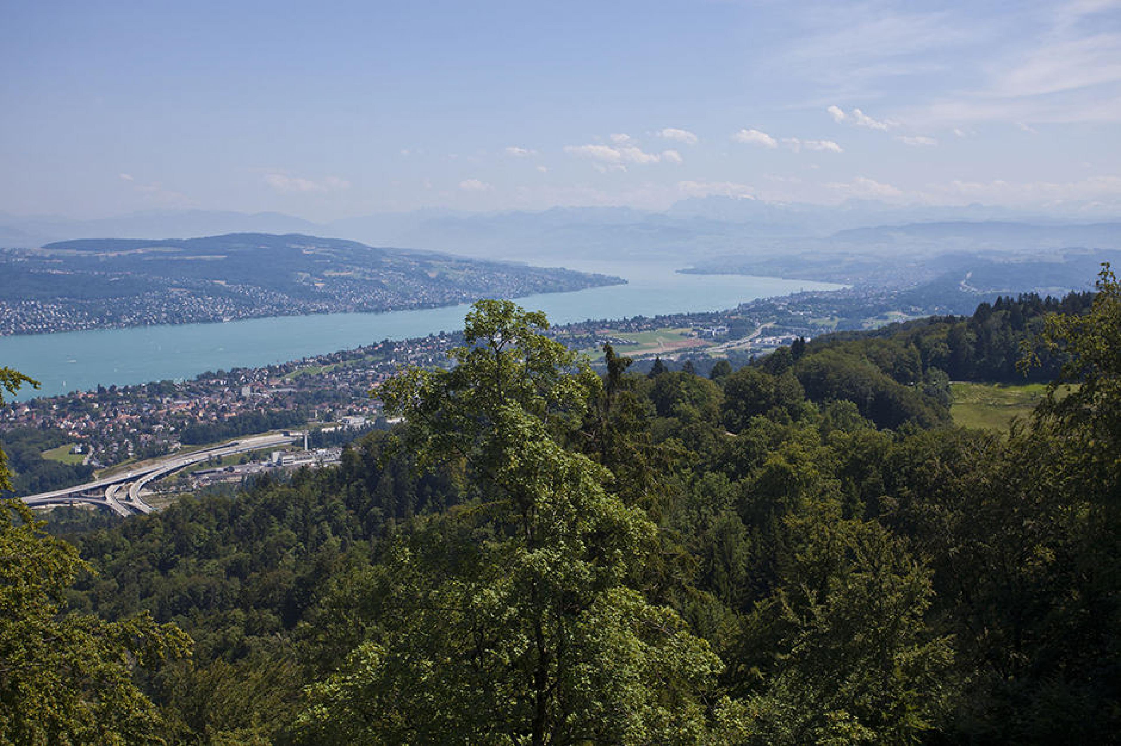 Aerial View-Uetliberg , Zurich, Switzerland