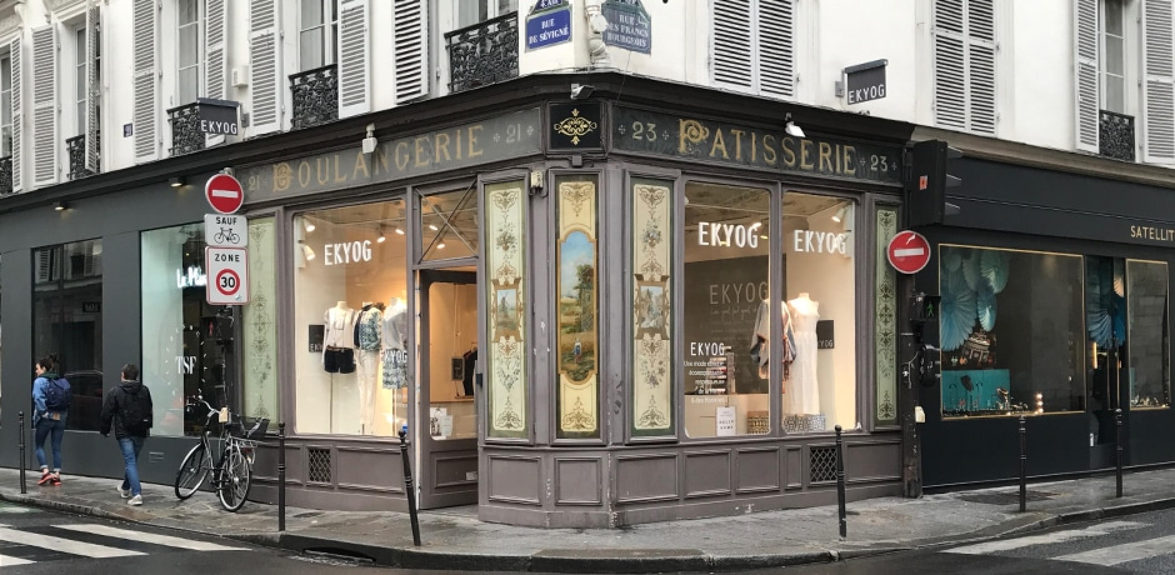 Trendy shopping in the Marais