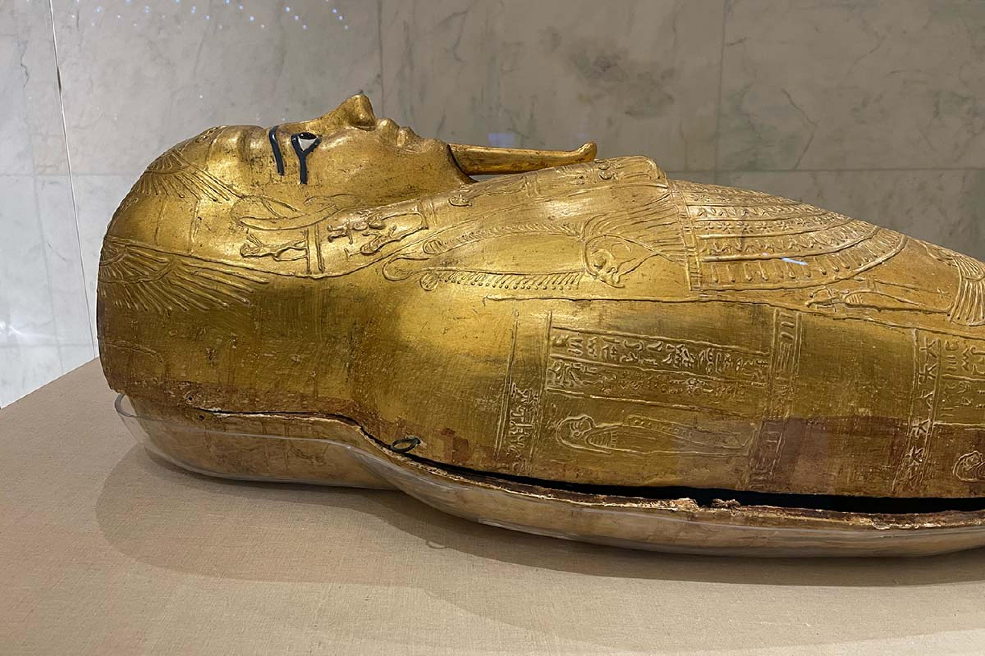 golden sarcophagus 