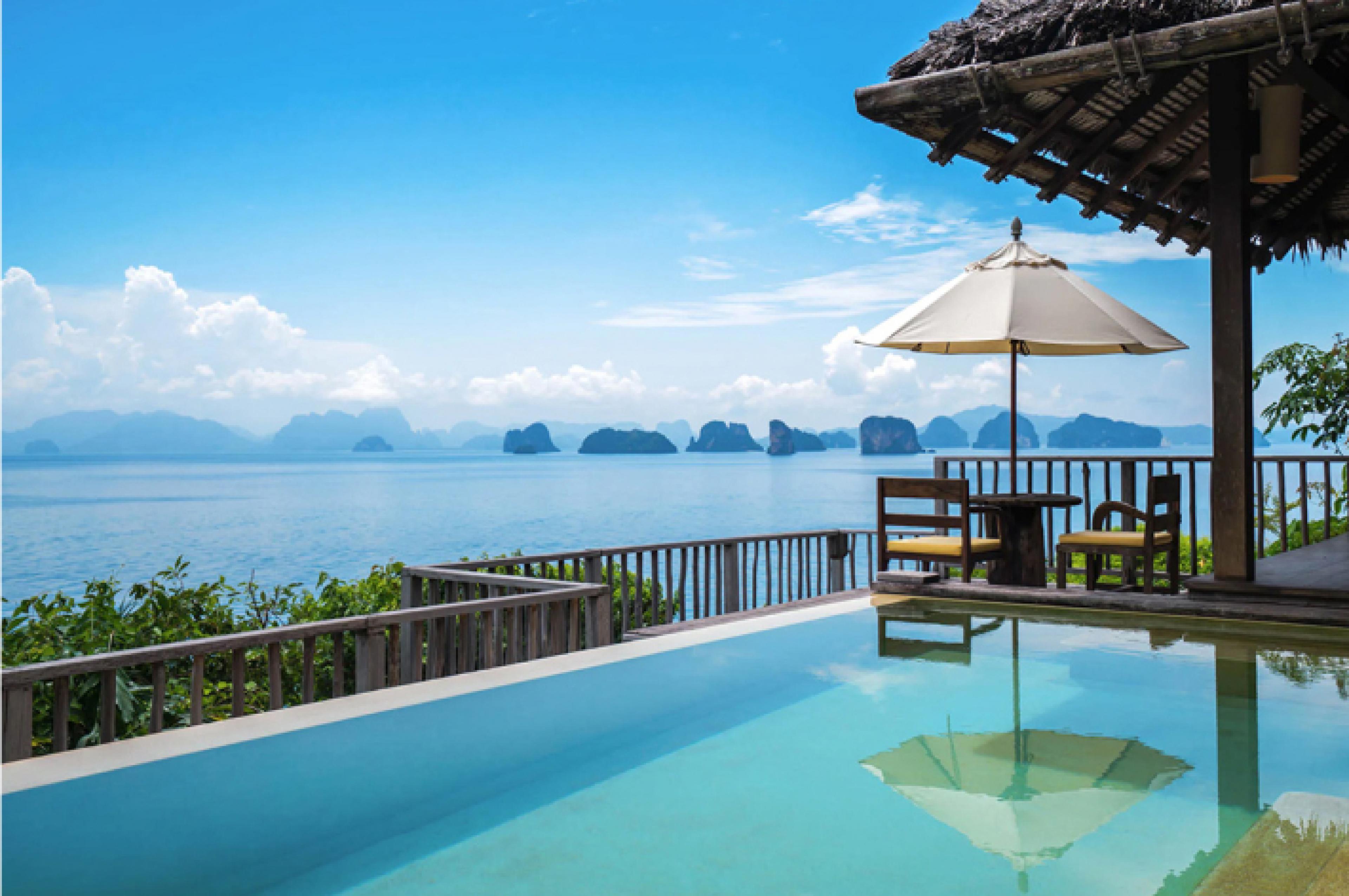 Pool at the Six Senses Yao Noi in Thailand