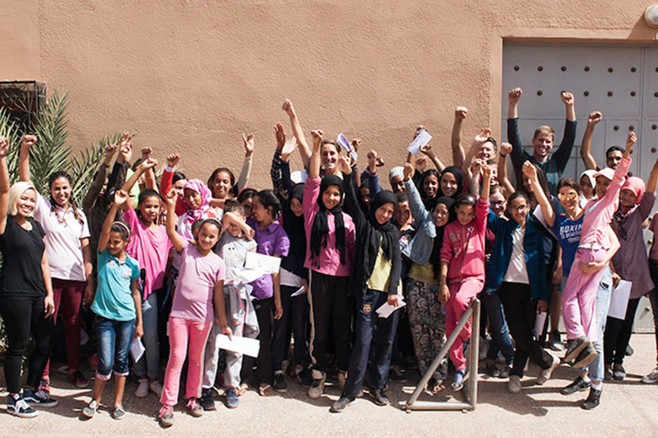Girls with Project Soar, Marrakesh