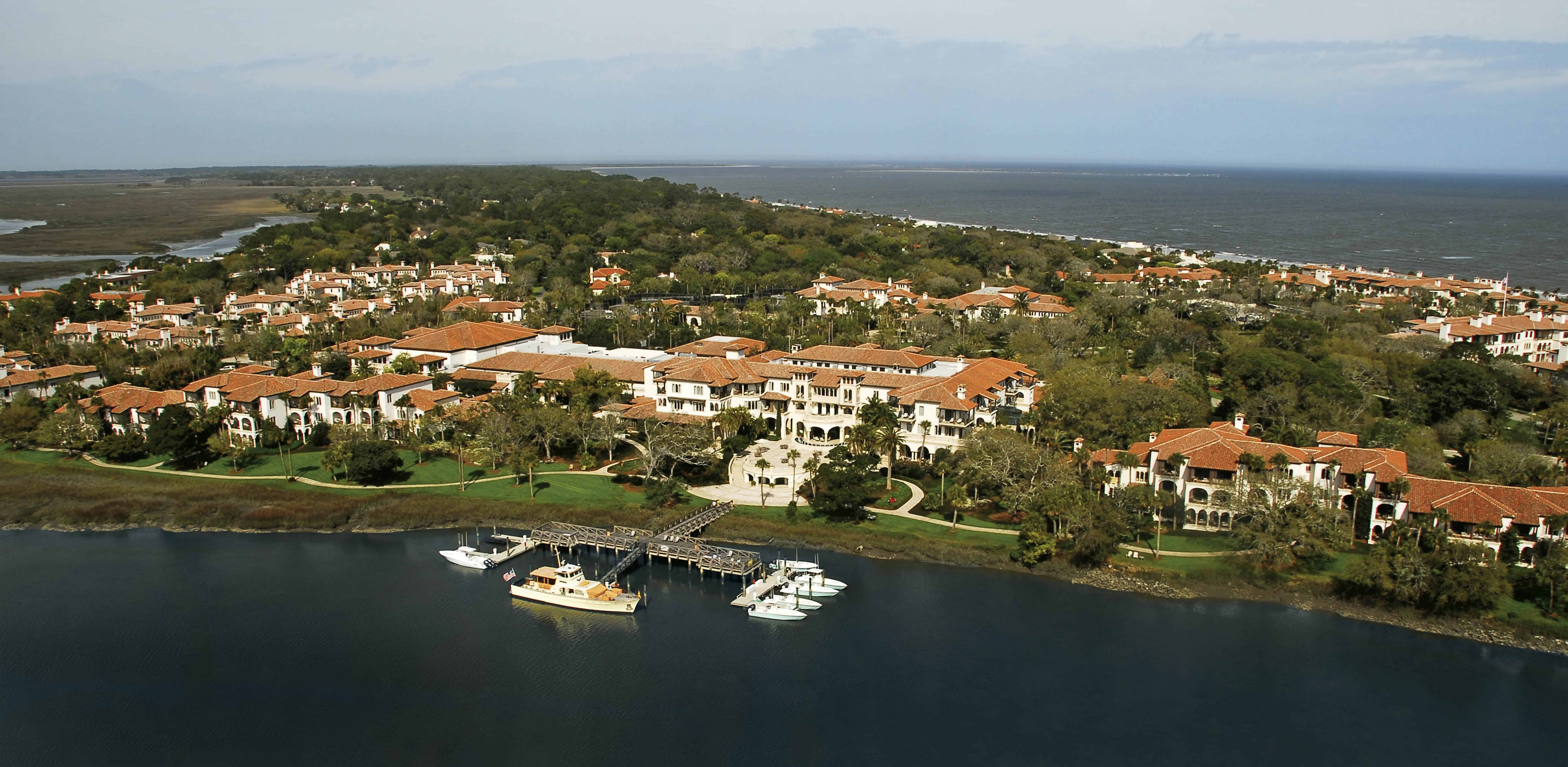 Aerial view of Sea Island