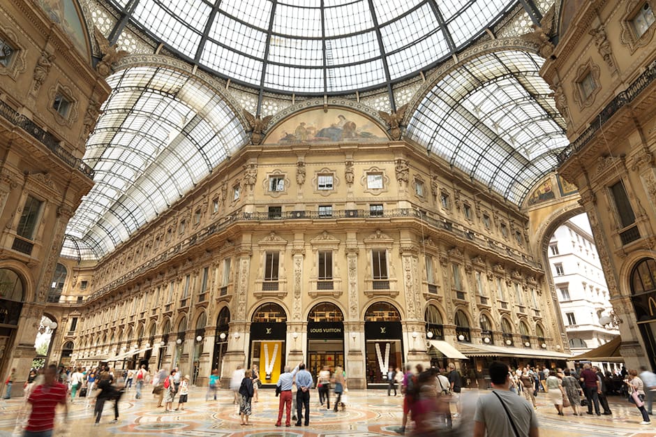 The Galleria Vittorio Emanuele II in Milan
