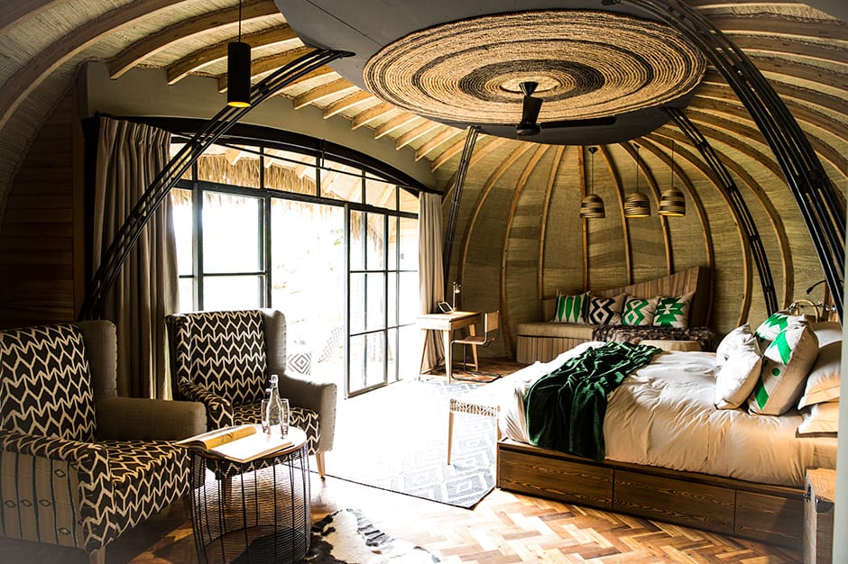 Bedroom at Bisate Lodge Rwanda 