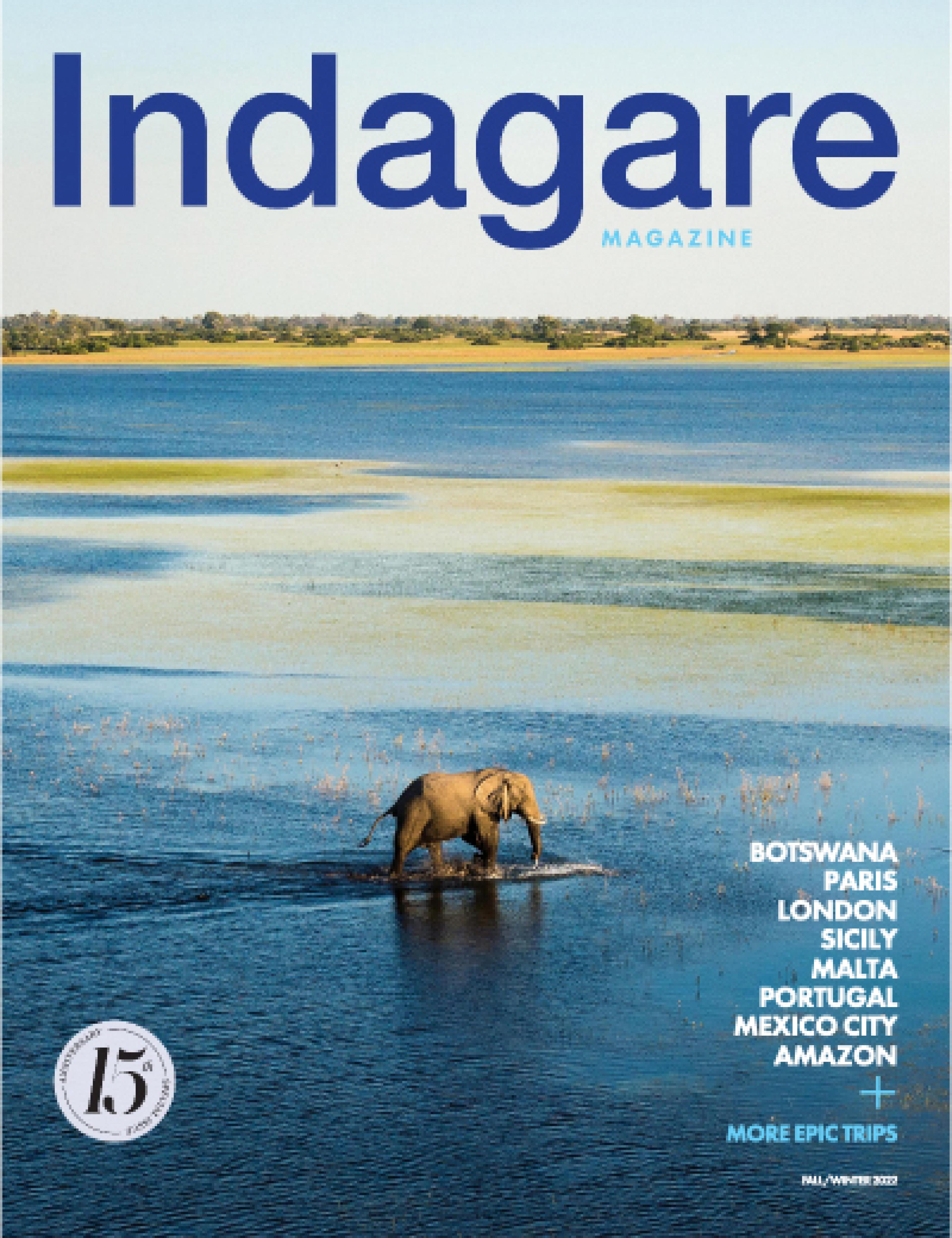 Image 2022 Indagare Winter Magazine Cover