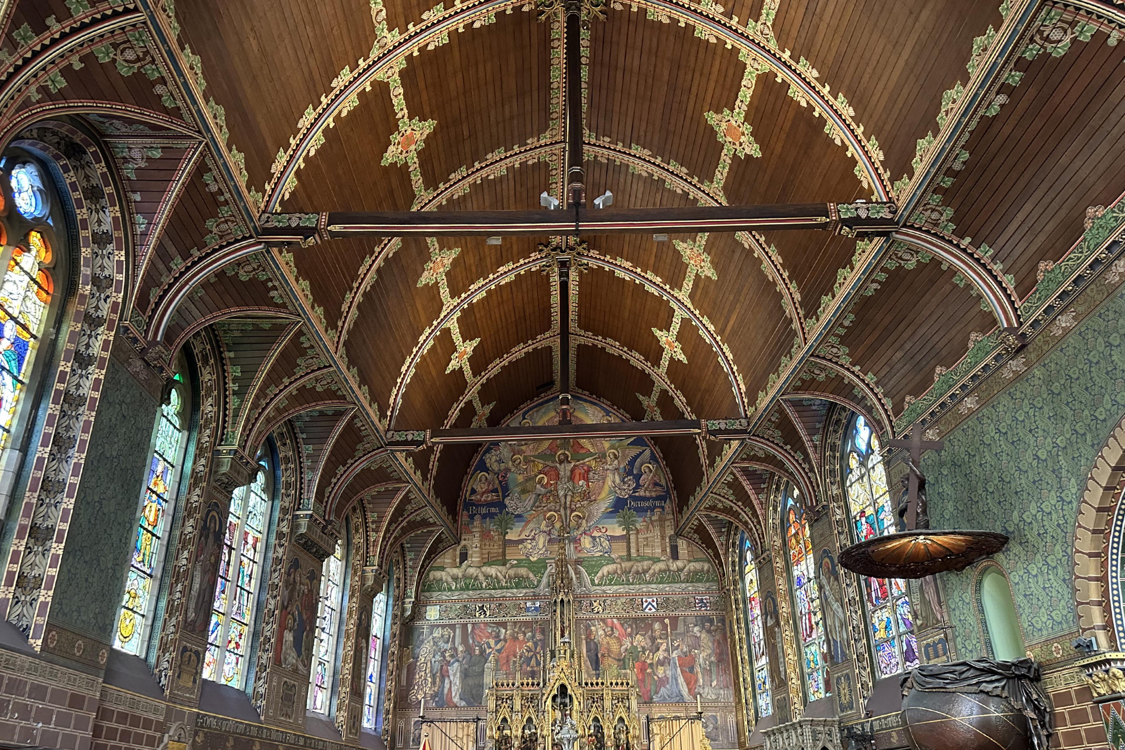 ornate basilica nave
