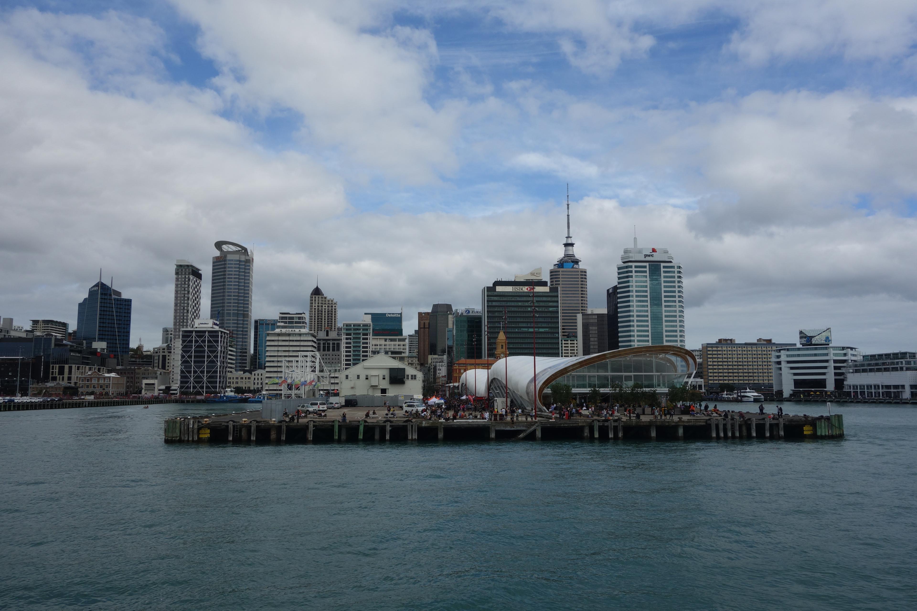 A view of Auckland's Wynyard Silo Park