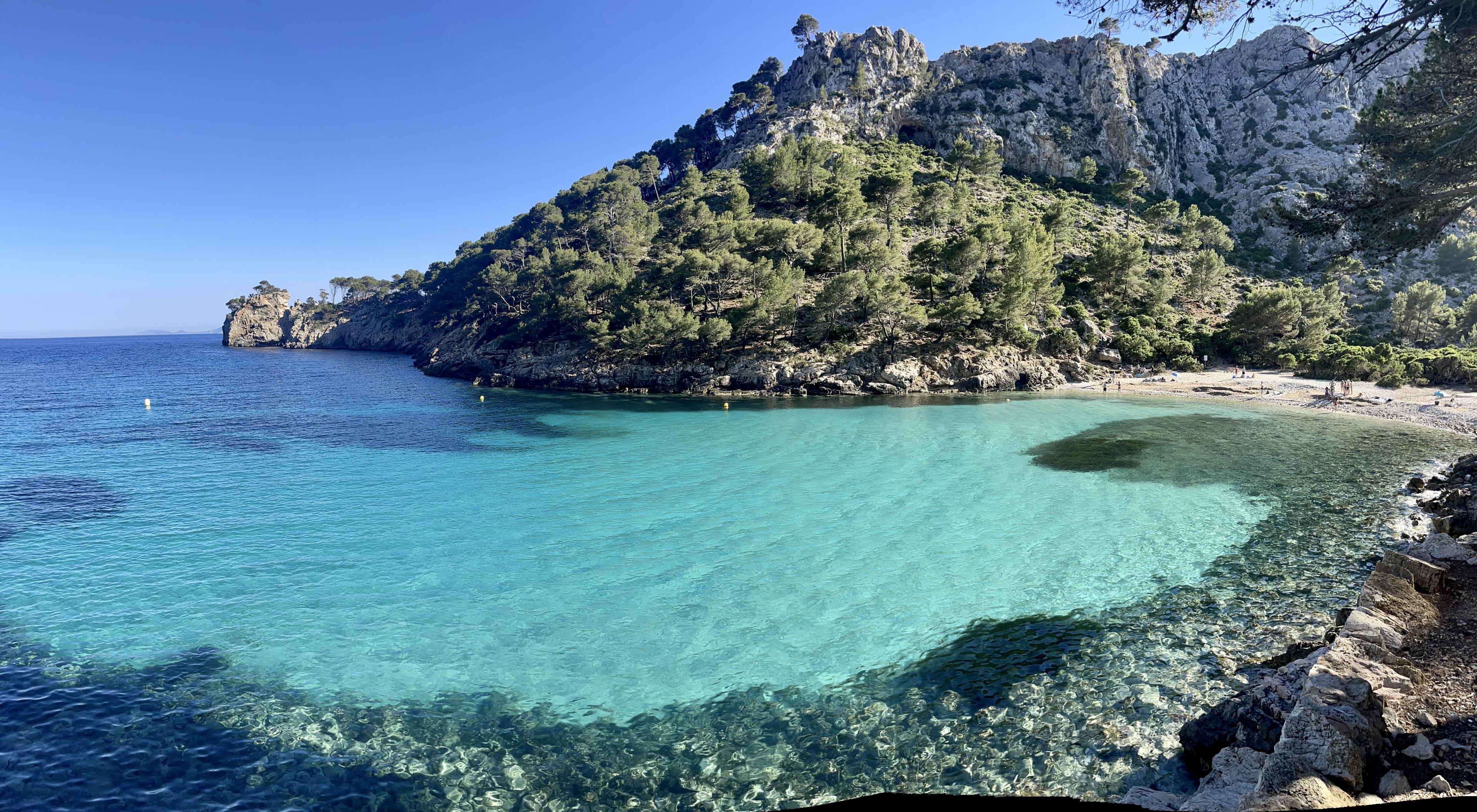 scenic of Mallorca beach