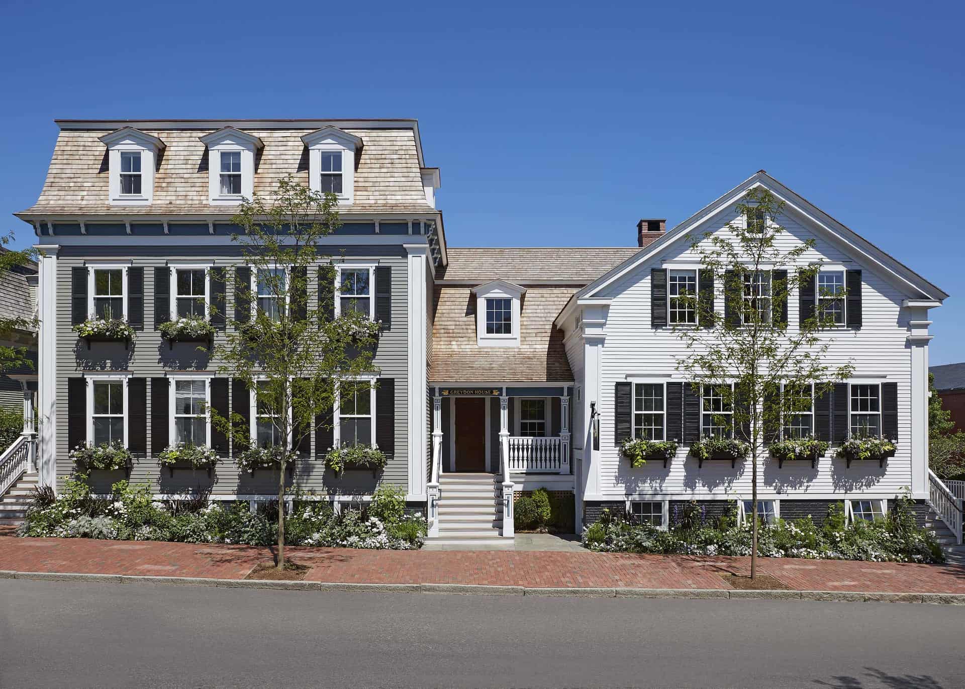 Front exterior of Greydon House on Nantucket