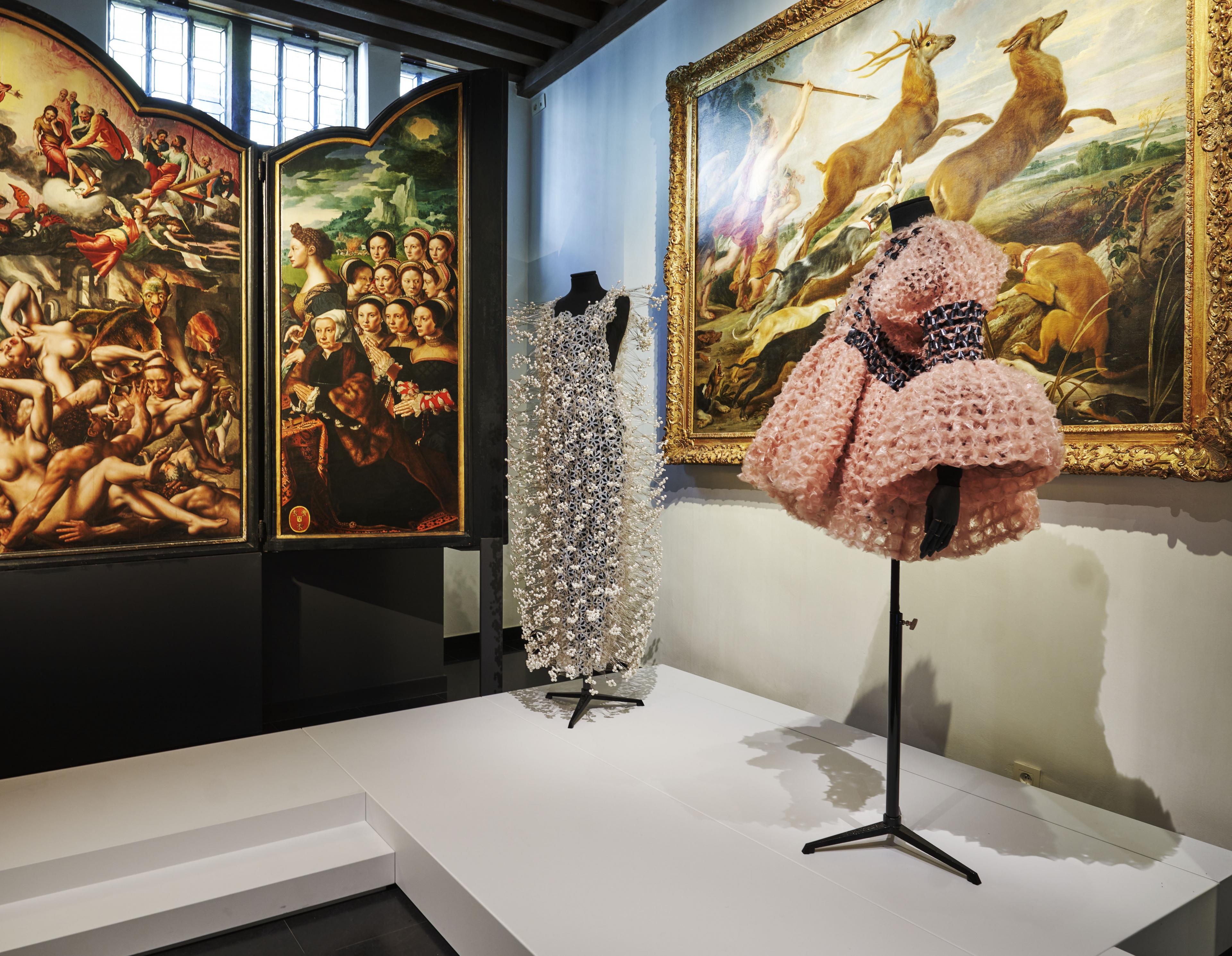 Dresses at the MoMu Exhibit Antwerp
