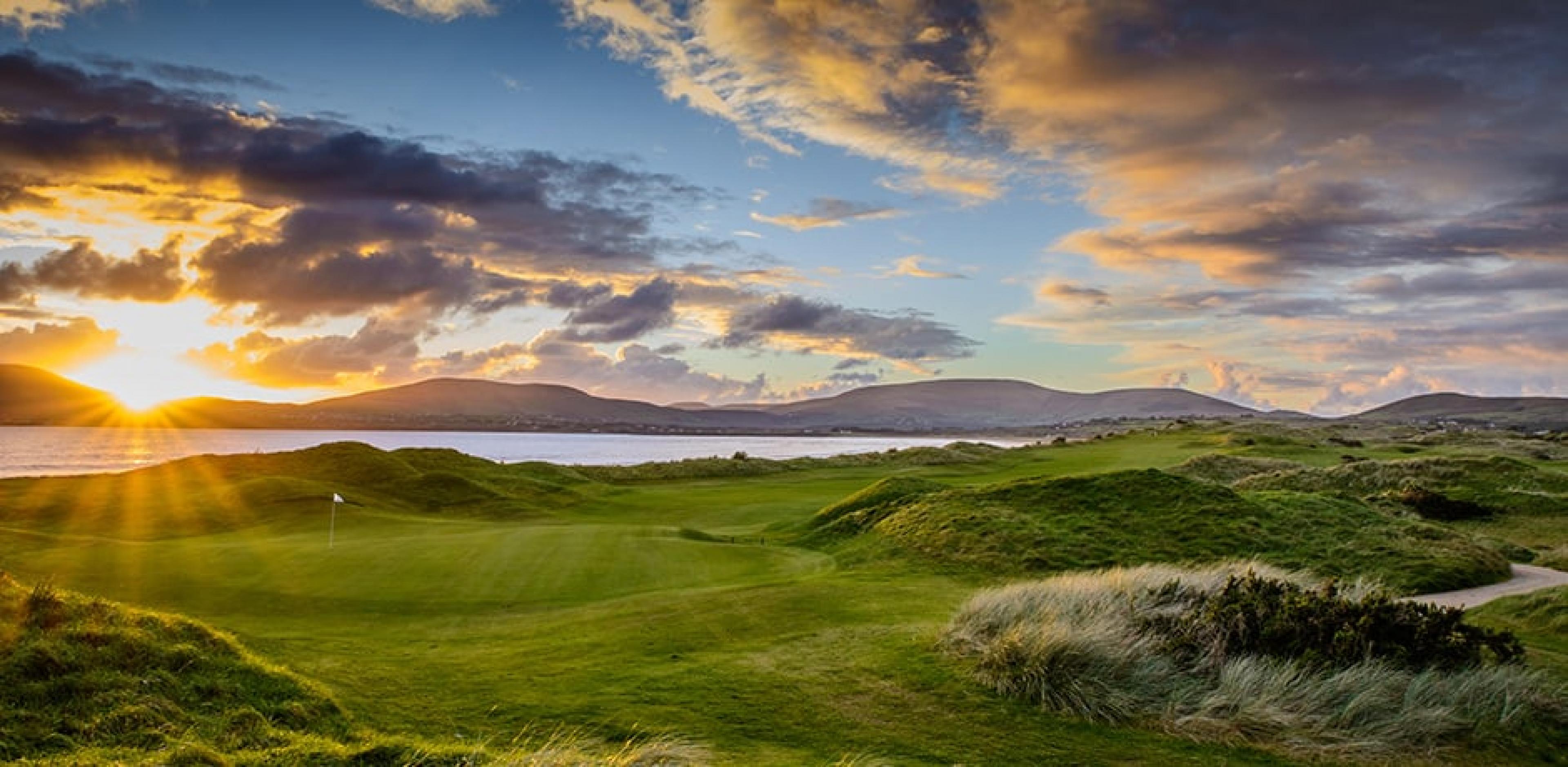 The 18th Hole at Waterville Golf Club, facing O'Grady's Beach. Courtesy Waterville Golf Club