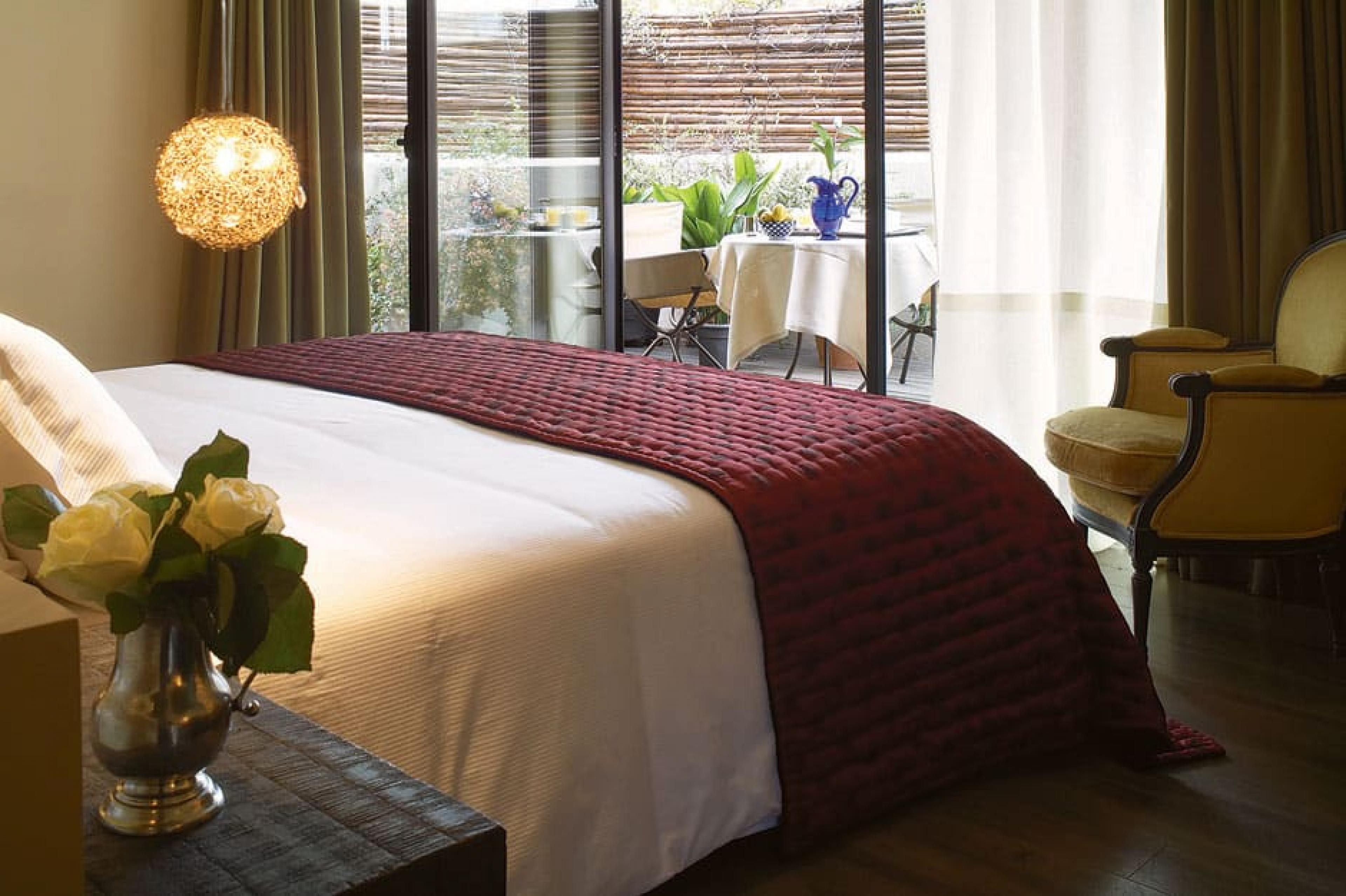 Junior Suite with Terrace at Hotel Neri, Barcelona, Spain - courtesy Hotel Neri Junior suite with terrace