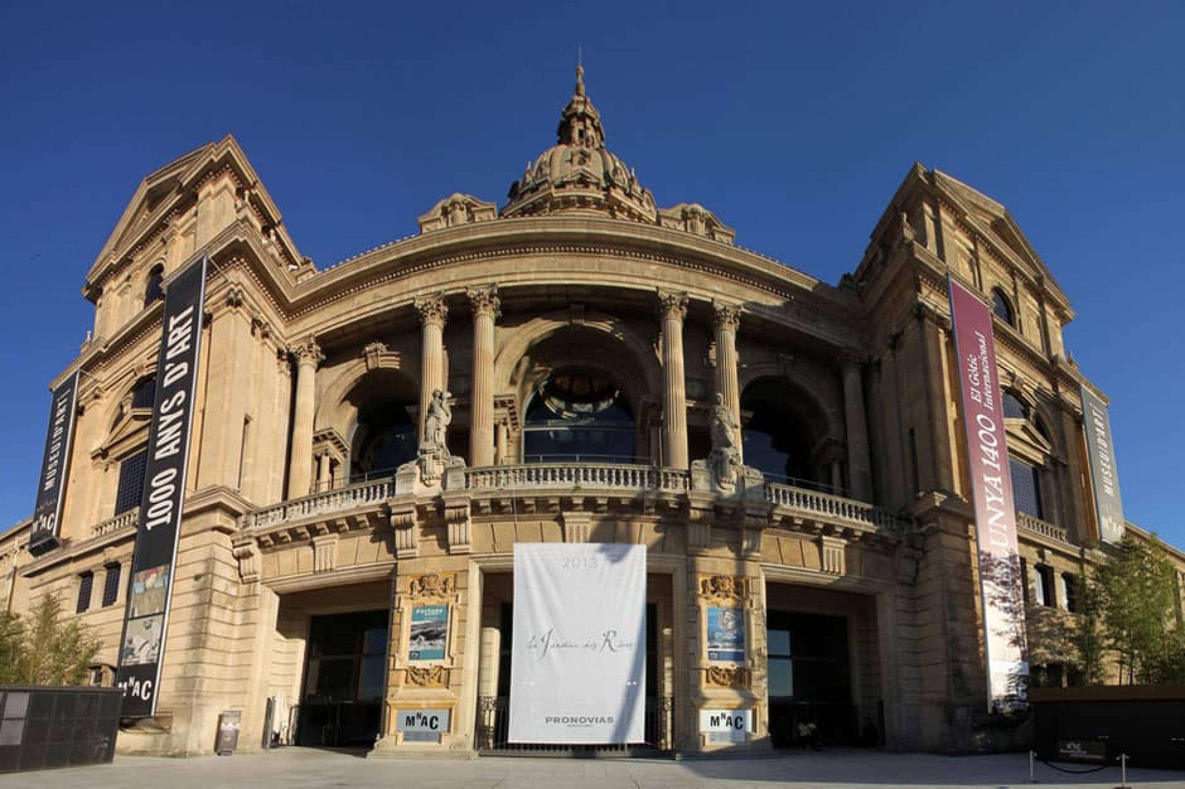 Exterior View-Museu Nacional d’Art de Catalunya ,Barcelona, Spain