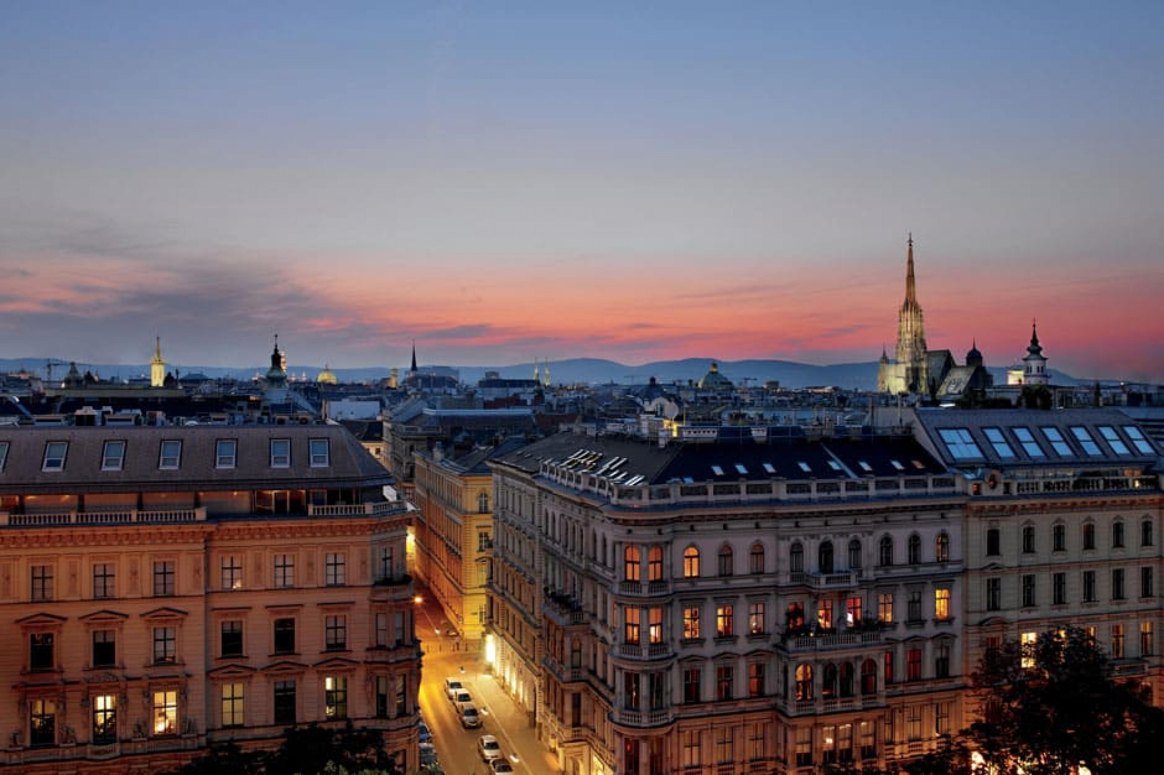 Aerial view - Ritz-Carlton Vienna, Vienna, Austria - courtesy Ritz Carlton Vienna