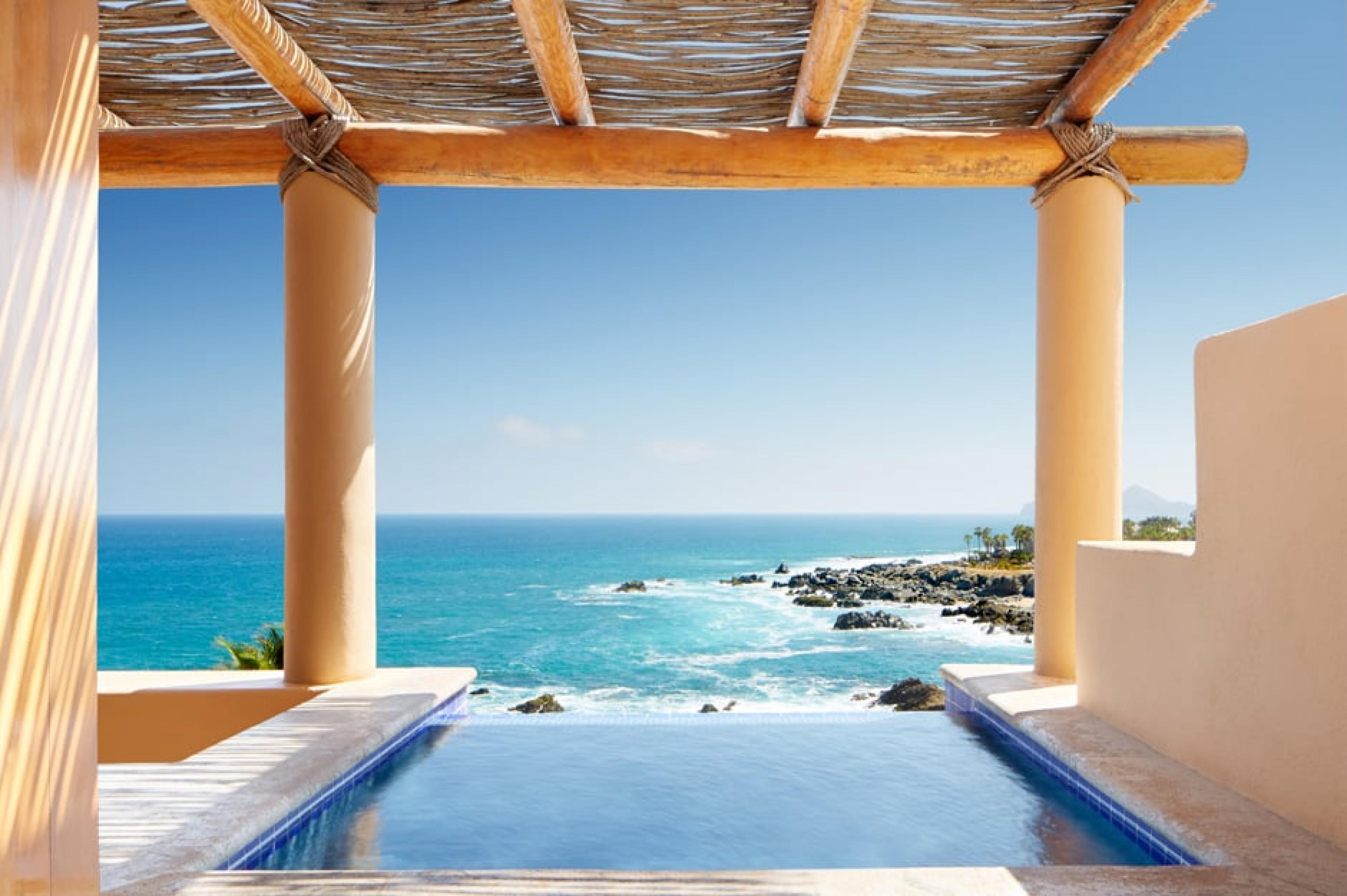 Pool Lounge at Esperanza, Cabos, Mexico

