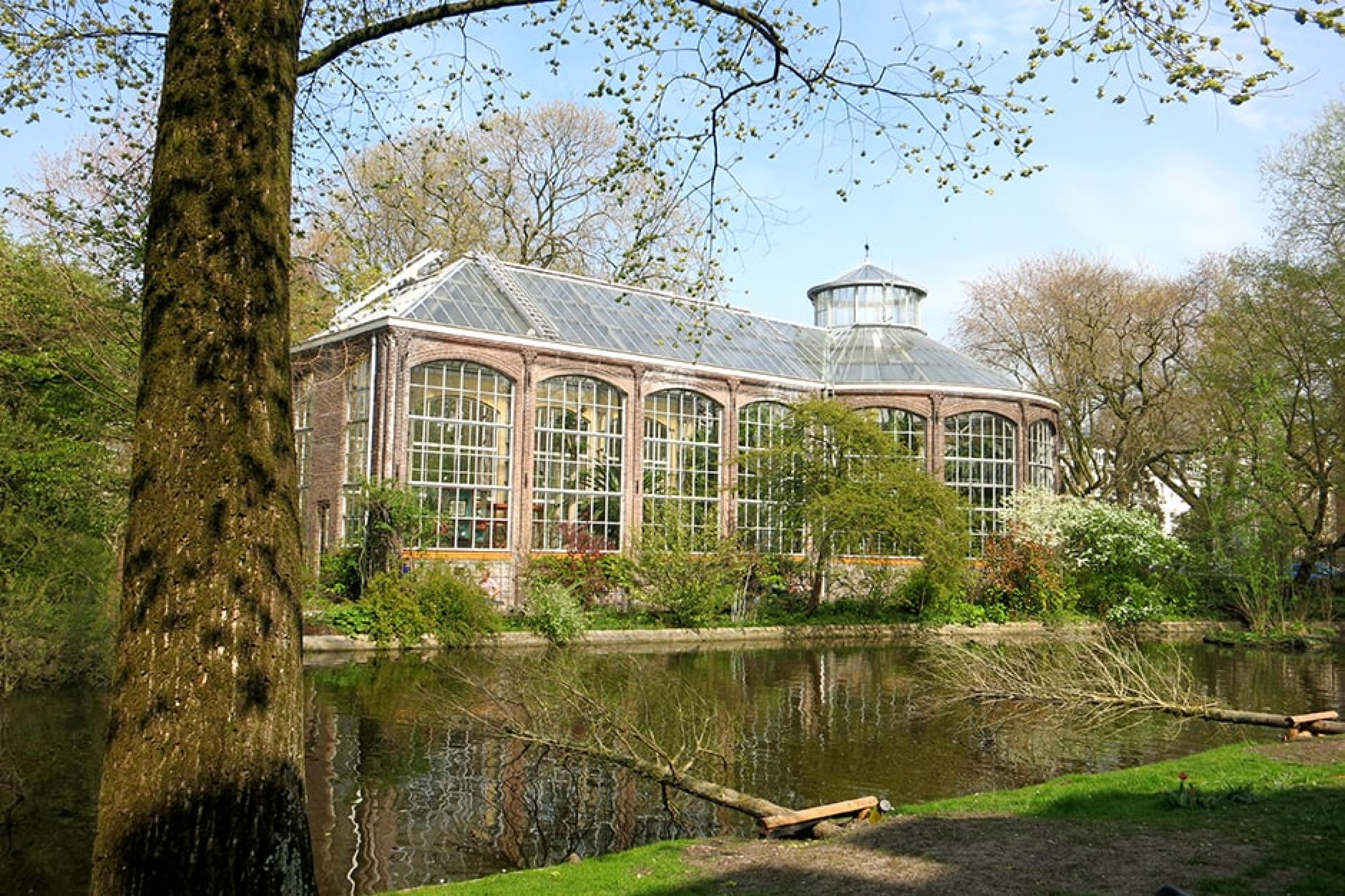 Aerial VIew-Hortus Botanicus , Amsterdam, Netherlands-Courtesy I Amsterdam