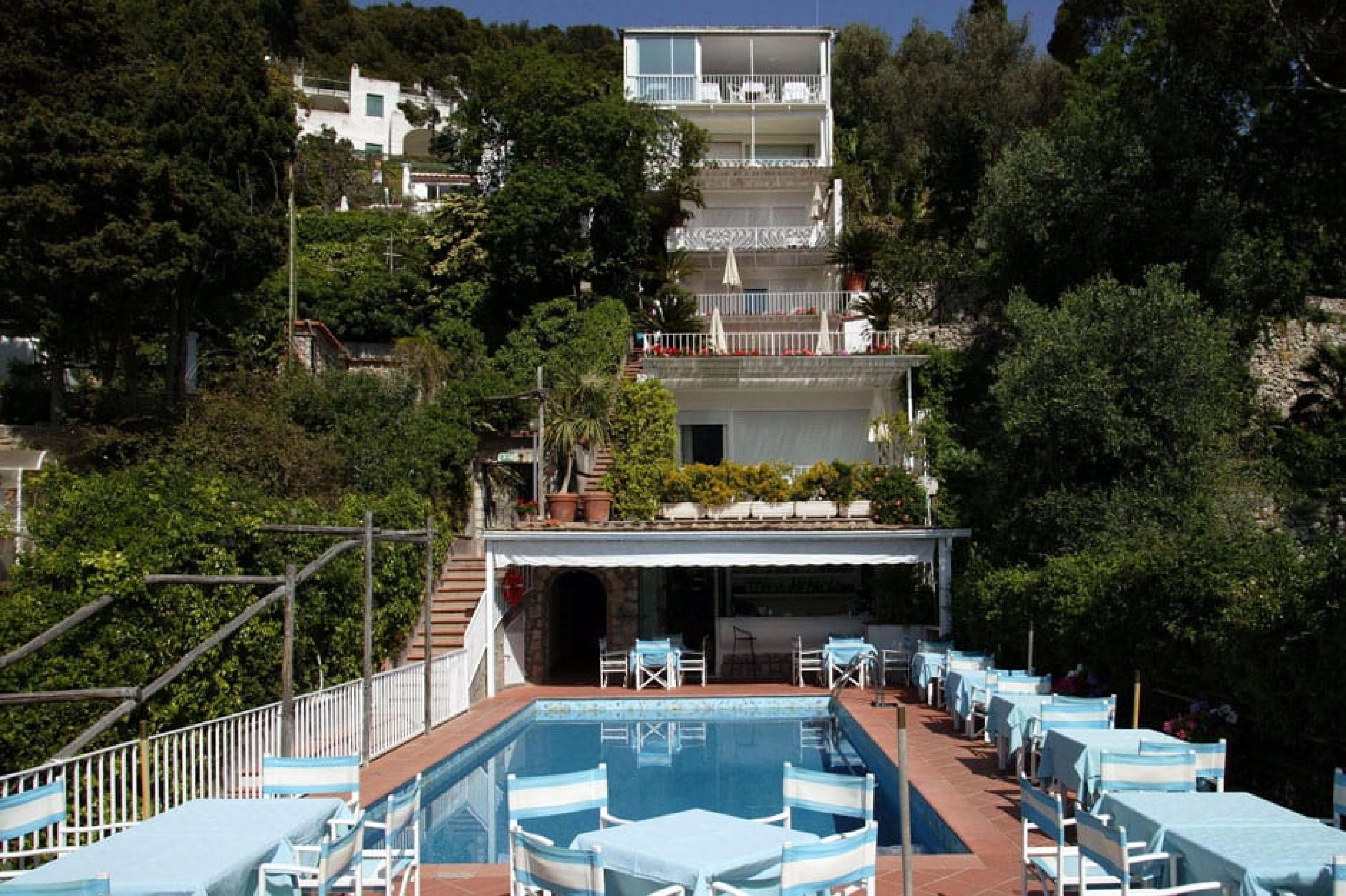 Pool at Hotel Villa Brunella, Capri, Italy - courtesy Villa Brunella