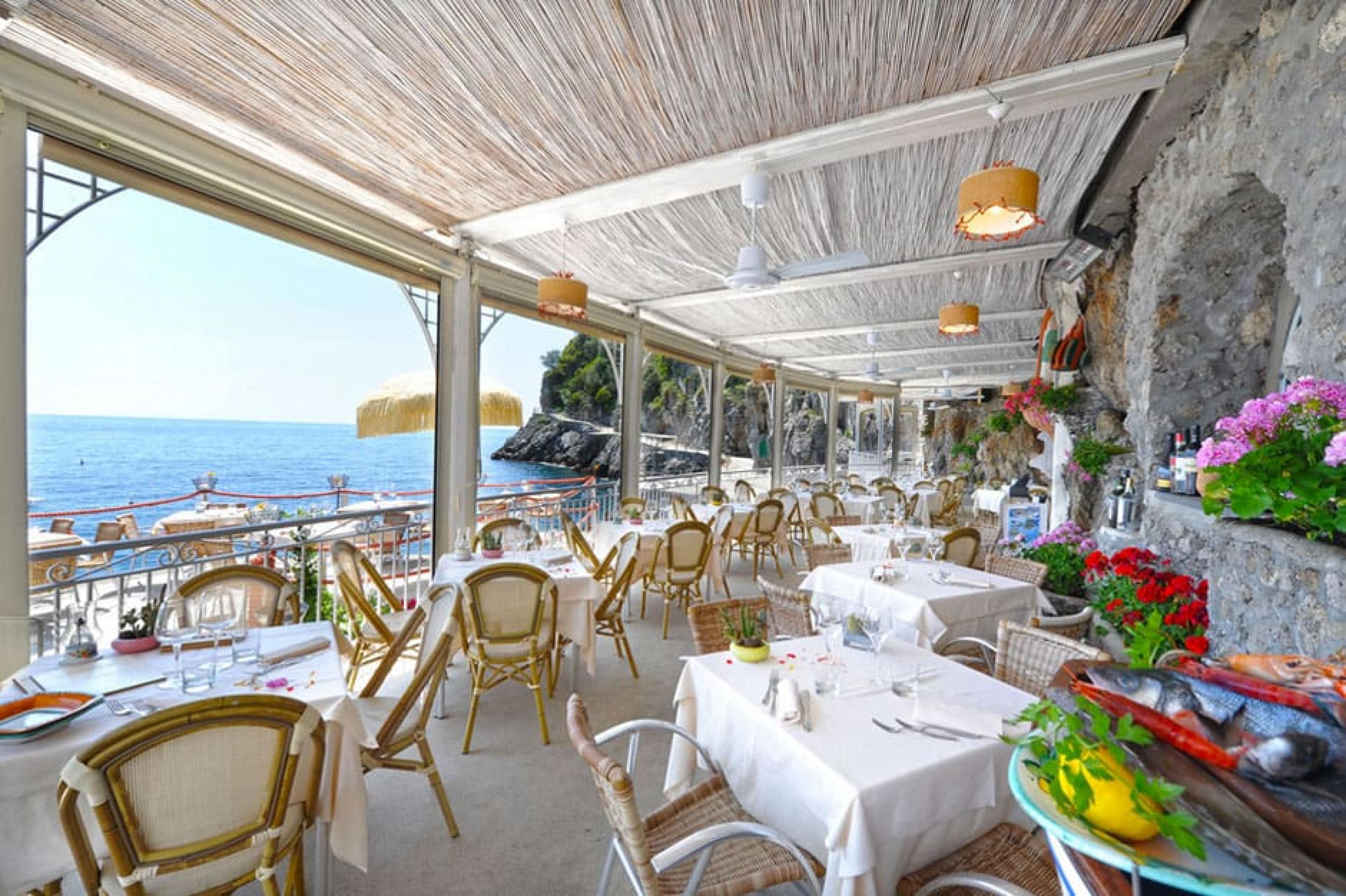 Dinning Area at Il Pirata, Amalfi Coast, Italy