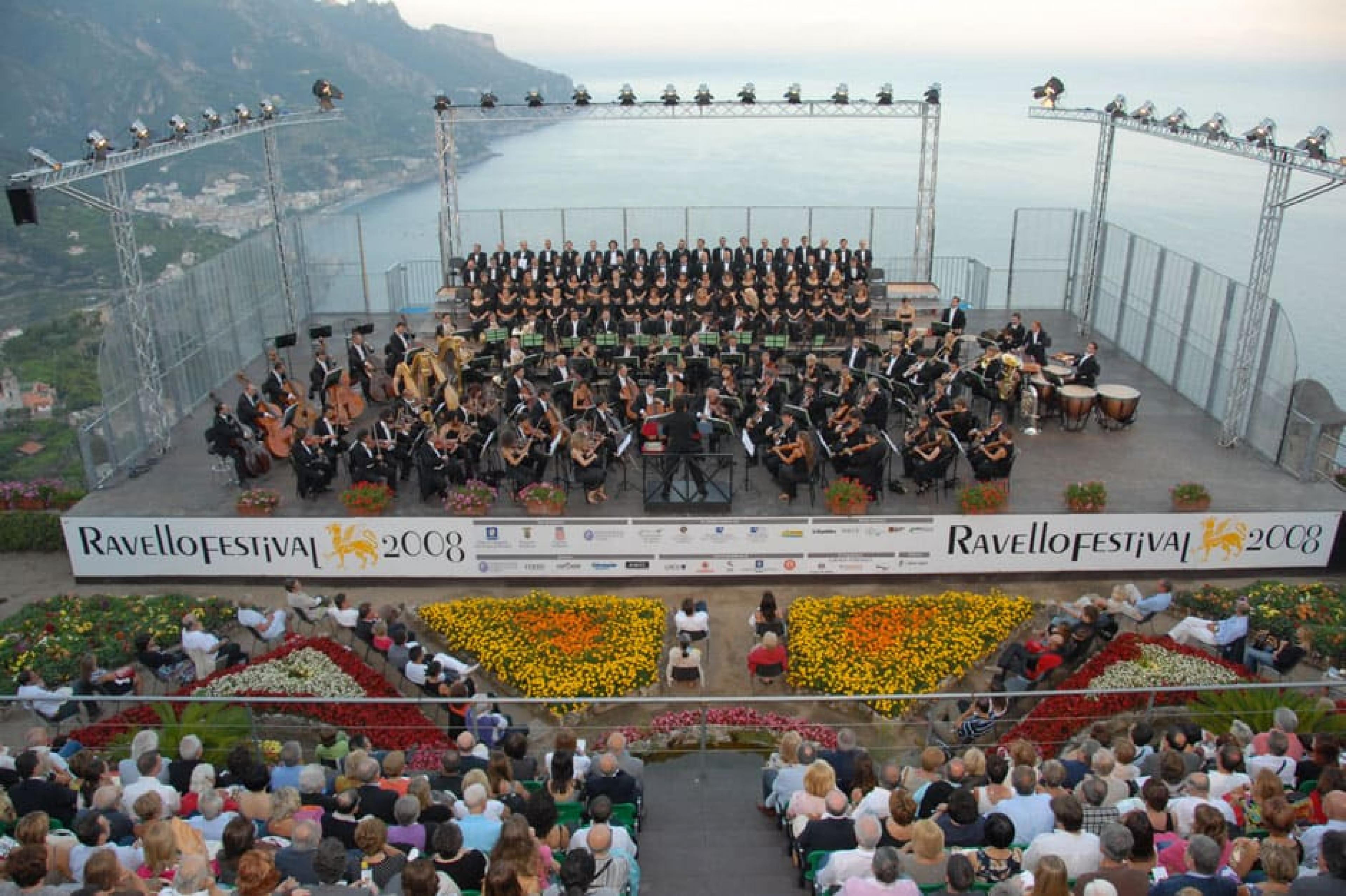 Aerial View-Ravello Festival ,Amalfi Coast, Italy-Courtesy of the Ravello Festival