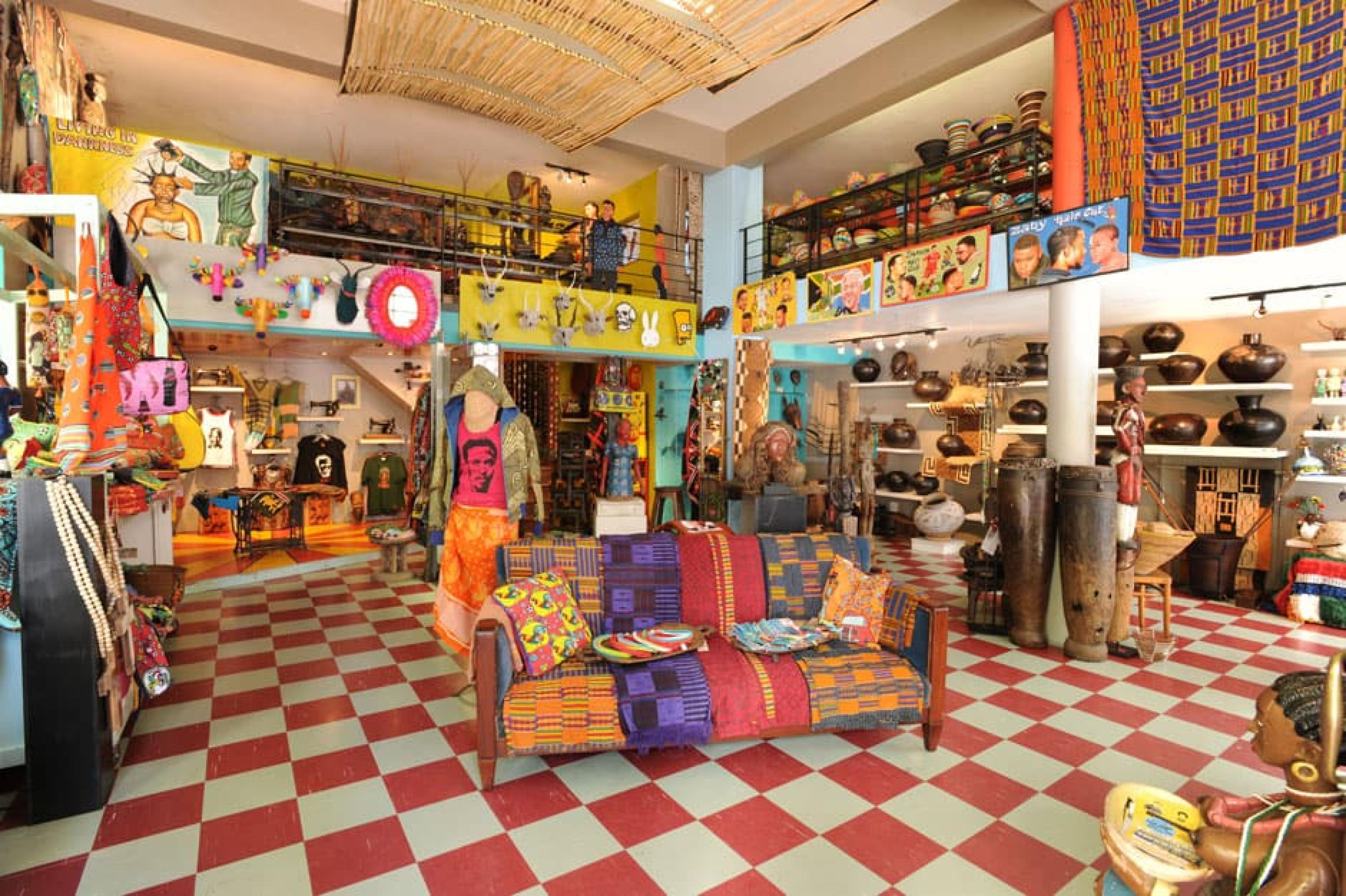 Interior  at African Image, Cape Town, South Africa - Courtesy of African Image