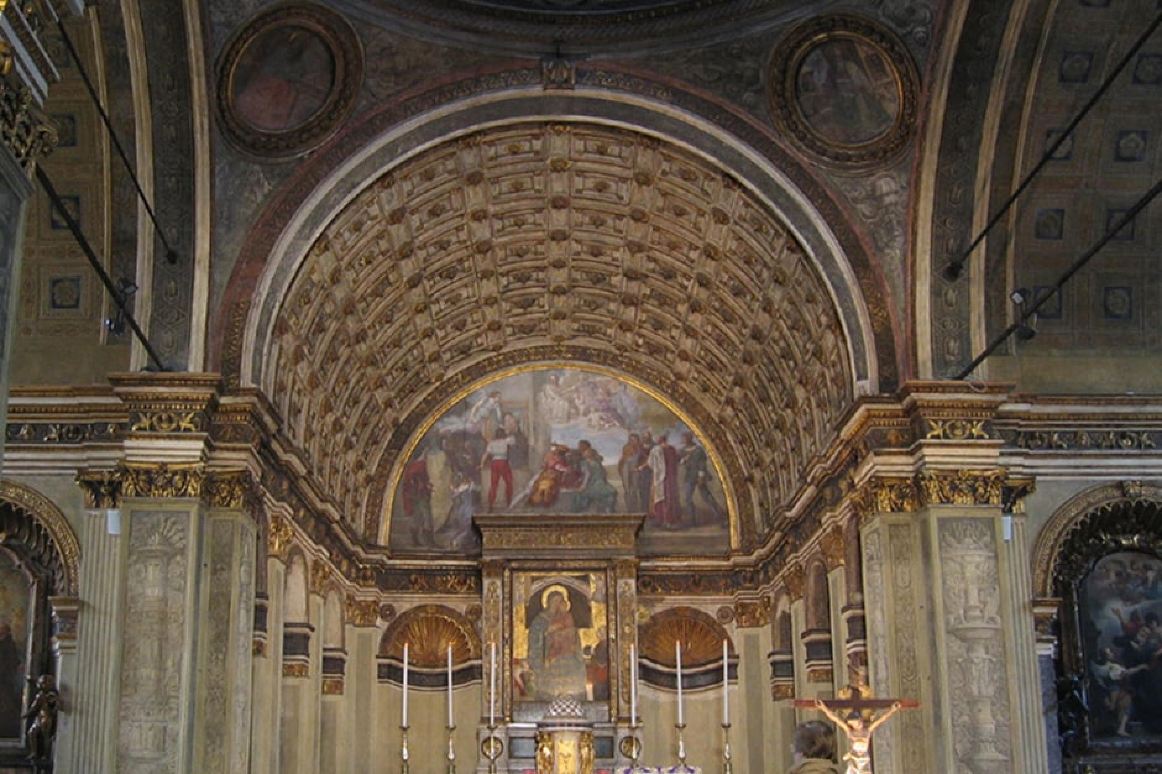 Interior View-San Maurizio & Santa Maria, Milan, Italy- Santa Maria Presso San Satiro