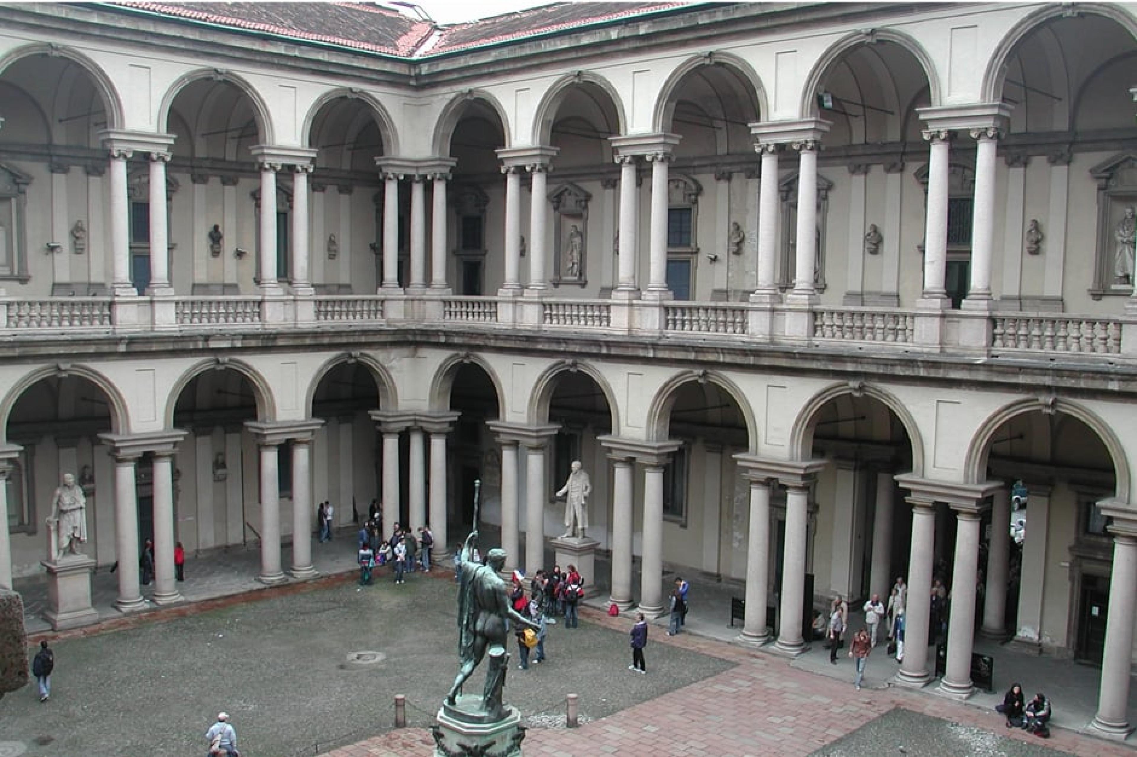 Interior View-Pinacoteca di Brera ,Milan, Italy