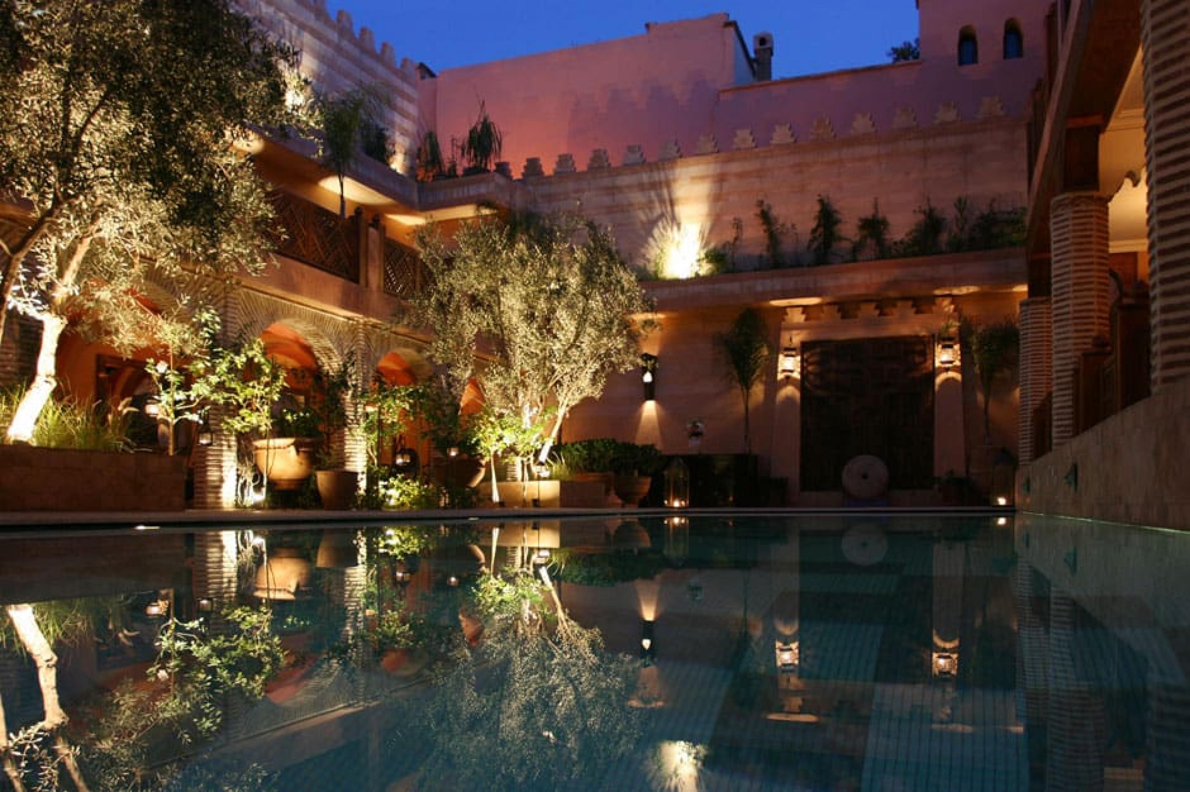 Pool at La Maison Arabe, Marrakech, Morocco