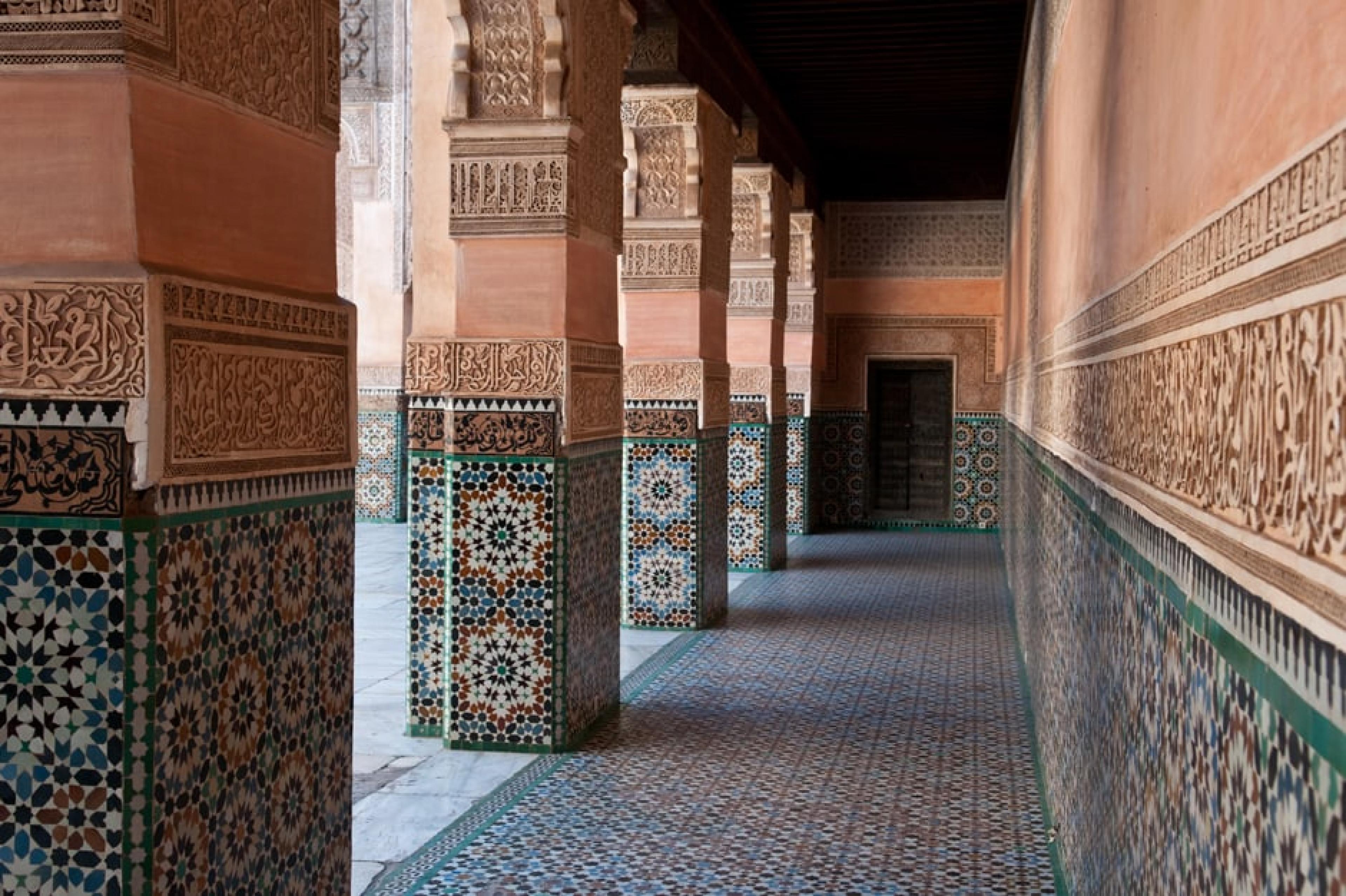 Enterior View-Medersa Ben Youssef ,Marrakech, Morocco