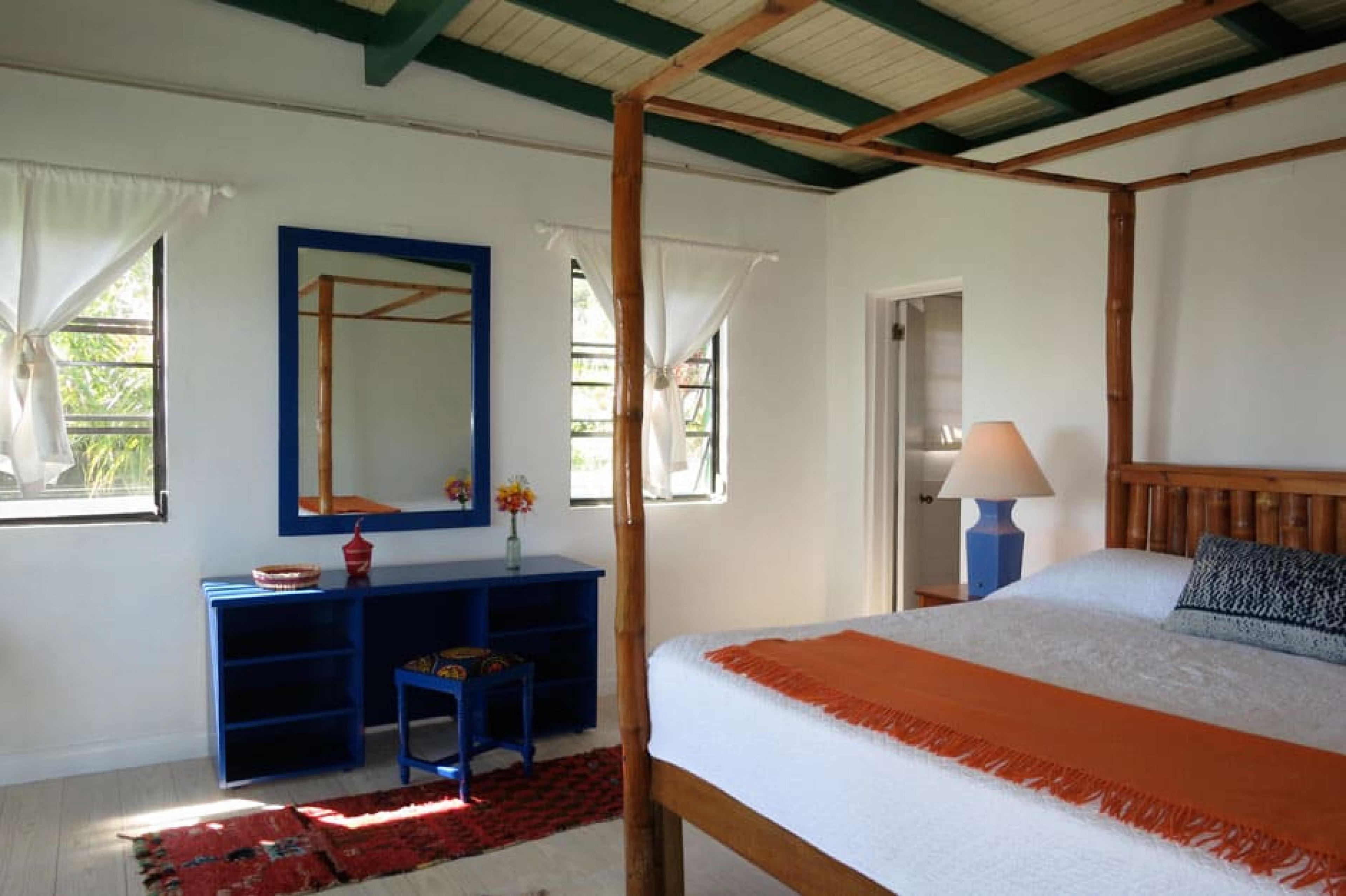 Bedroom at Golden Rock Inn, Nevis, Caribbean